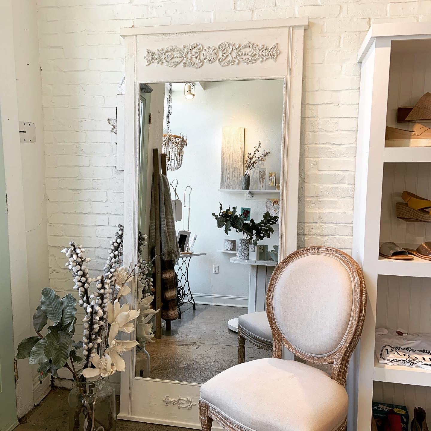 Trumeau Mirrors Leaning ($895-$1800). Tap Photo for Selection